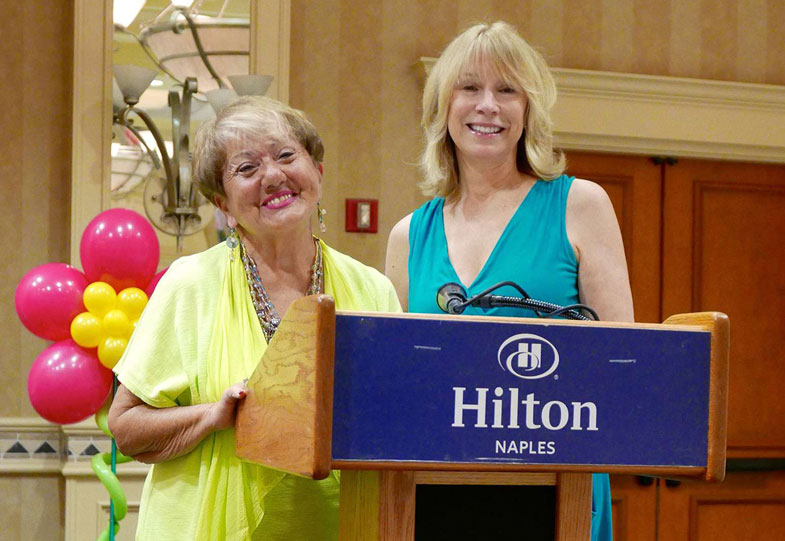 Pelican Bay Women's League Members during an event held at the Hilton Naples, Florida