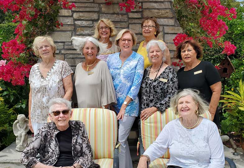 Members of the Herb Studies Interest Group of Pelican Bay Women's League